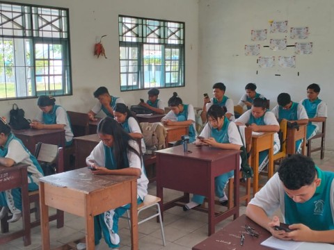 Tryout UTBK Huma Betang 2026 di SMAN 2 Kahayan Tengah Tingka