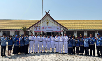Semangat Nasionalisme Generasi Muda: Siswa SMAN 2 Kahayan Tengah Bertugas sebagai Paskibra HUT RI ke-81