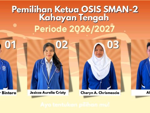Dengan Semangat Demokrasi, SMAN 2 Kahayan Tengah Gelar Pemil