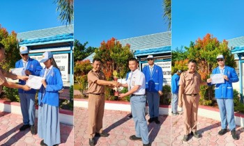 SMAN 2 Kahayan Tengah Berikan Penghargaan Literasi kepada Siswa Berprestasi dalam Program SAJUSABU